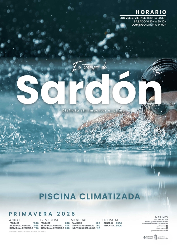 Sard&oacute;n de los Frailes abre su piscina climatizada con nuevos bonos familiares | Imagen 1