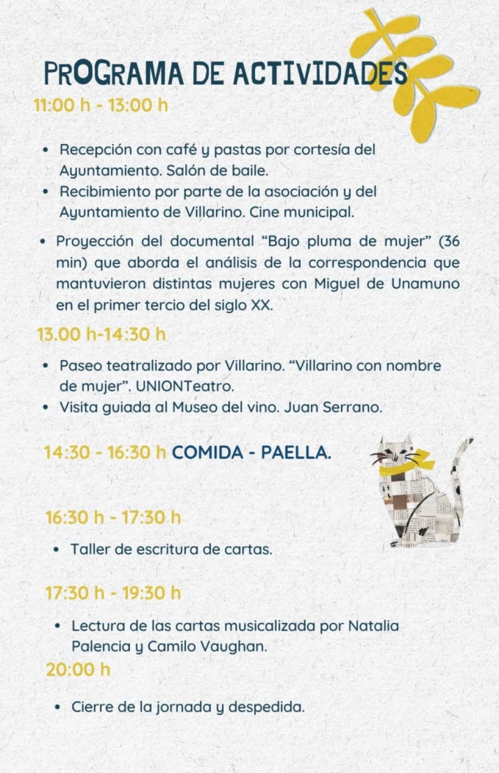 ‘Provincia Creativa’ abre el epistolario femenino de Unamuno en Villarino de los Aires | Imagen 1