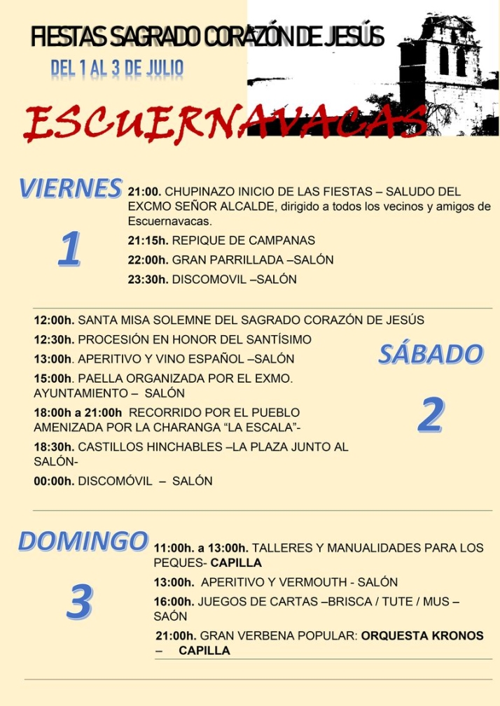 Escuernavacas celebra las fiestas del Sagrado Coraz&oacute;n con mucho sabor y mucha m&uacute;sica | Imagen 1