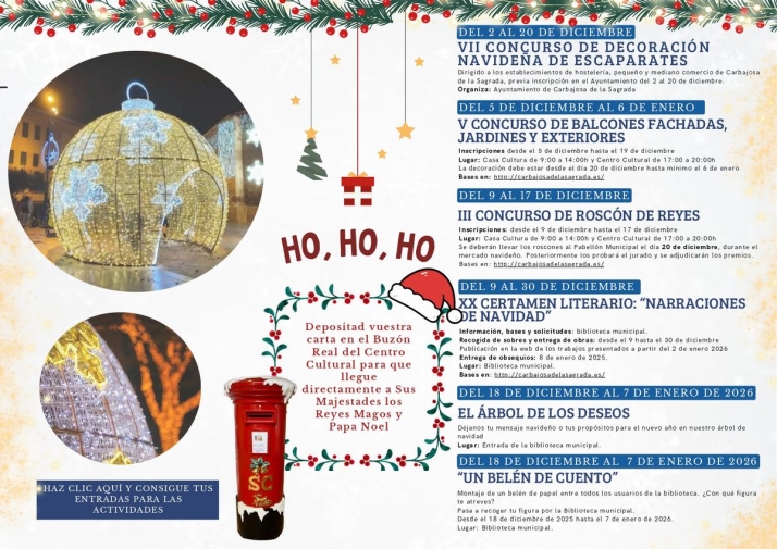 Carbajosa da la bienvenida a la Navidad con la apertura del &lsquo;Bel&eacute;n Verde&rsquo; y m&aacute;s de medio centenar de propuestas | Imagen 3