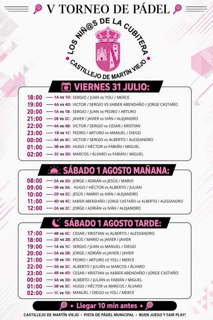 La Asociación L@s Niñ@s de la Cubitera vuelve a reunir a los amantes del pádel en Castillejo de Martín Viejo | Imagen 1