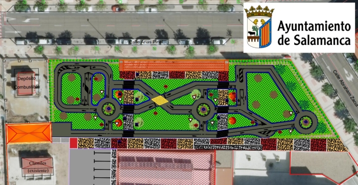 Así será el circuito de 3.400 metros del nuevo parque de educación vial de Salamanca | Imagen 1
