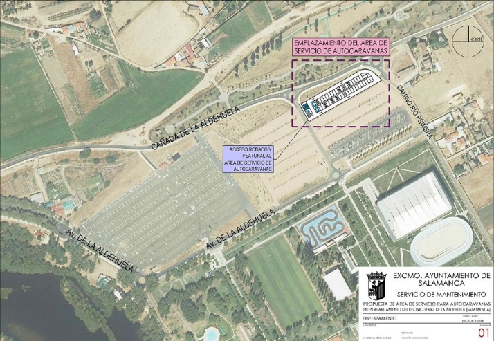As&iacute; ser&aacute; el nuevo y moderno &aacute;rea para autocaravanas en Salamanca | Imagen 1