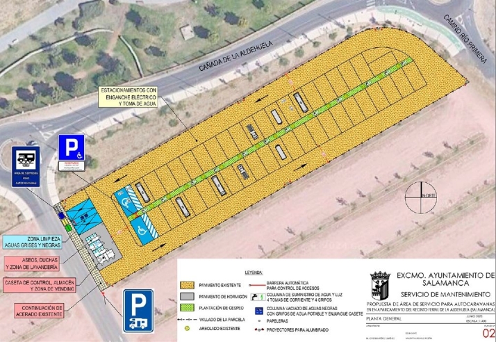As&iacute; ser&aacute; el nuevo y moderno &aacute;rea para autocaravanas en Salamanca | Imagen 2