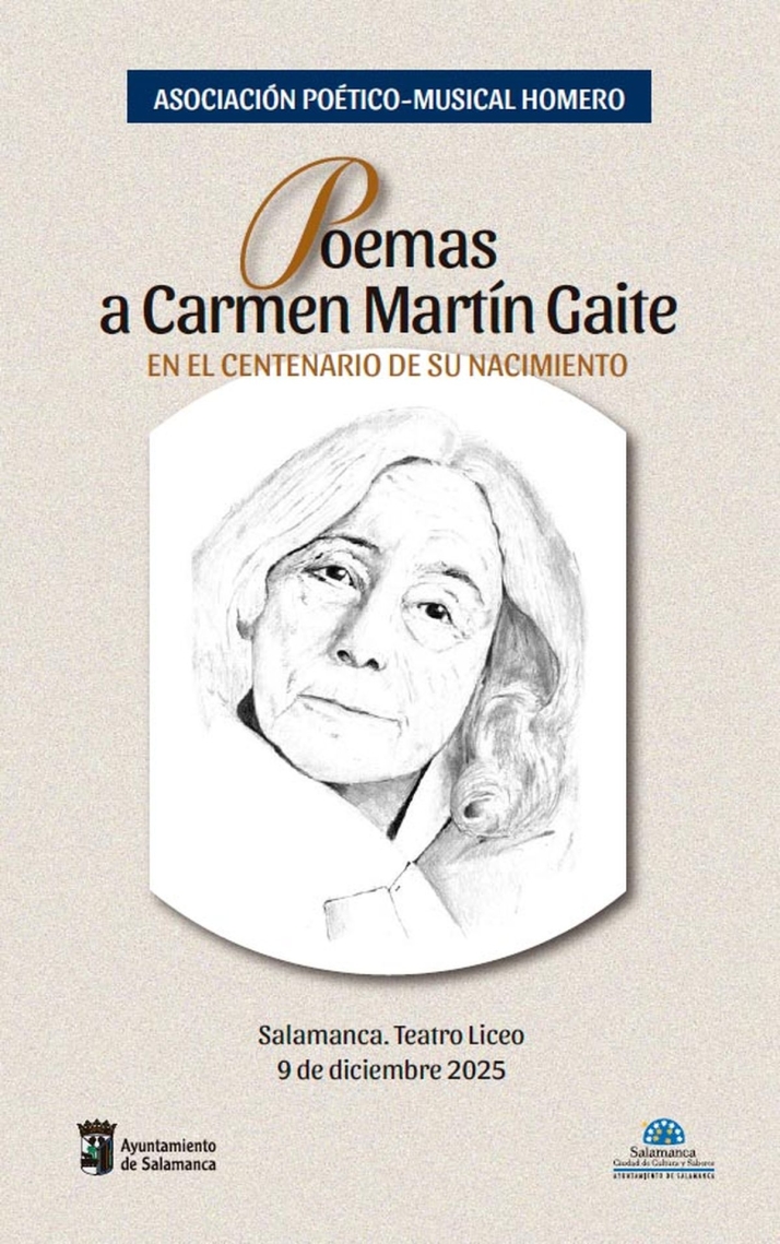El Teatro Liceo acoge un recital poético en homenaje a la escritora Carmen Martín Gaite | Imagen 1
