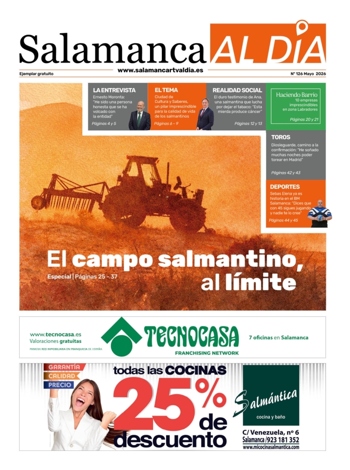 Este martes sale a la calle el n&uacute;mero de mayo del peri&oacute;dico de papel SALAMANCA AL D&Iacute;A | Imagen 1