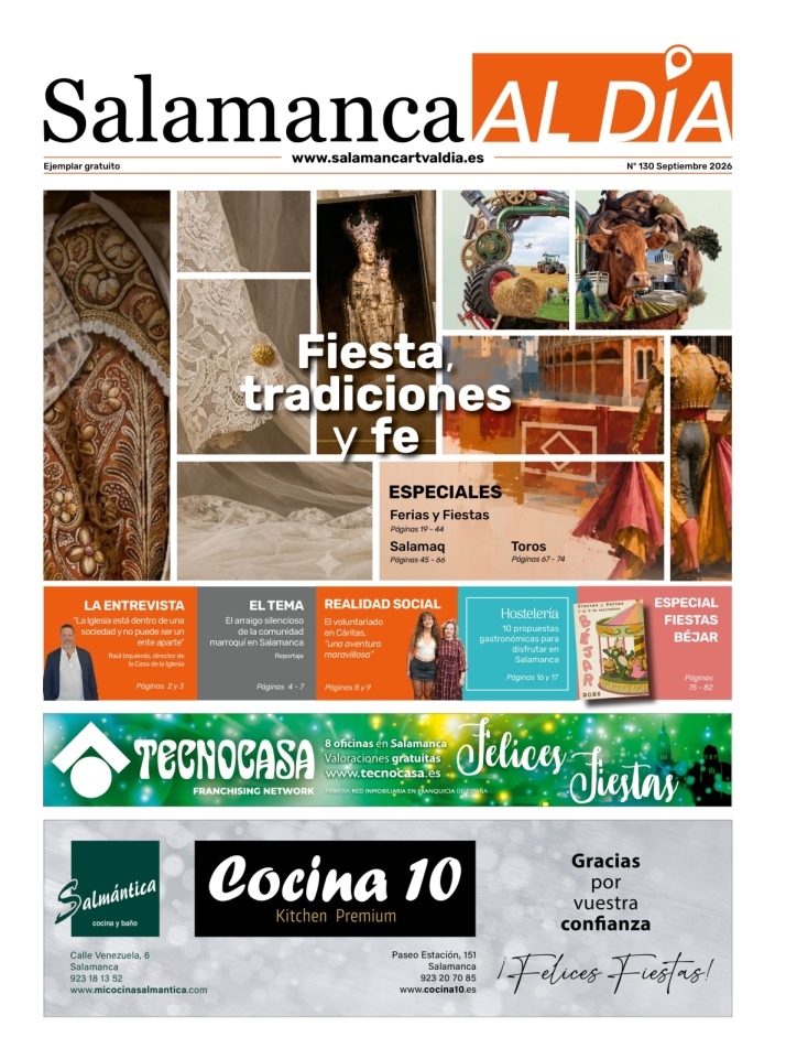 Este jueves sale a la calle el número de septiembre del periódico de papel SALAMANCA AL DÍA | Imagen 1