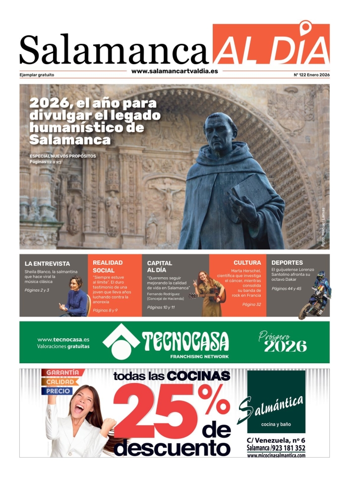 Llega el peri&oacute;dico SALAMANCA AL D&Iacute;A de enero con un especial de 'Nuevos prop&oacute;sitos' y las claves del presupuesto municipal | Imagen 1