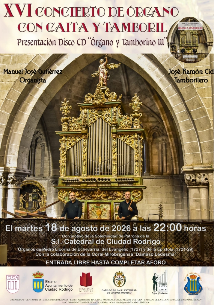 Música y tradición se unen en el XVI Concierto de Órgano, Gaita y Tamboril | Imagen 1