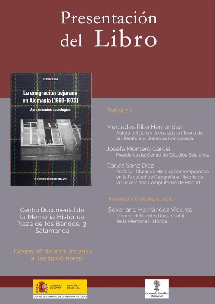 La emigraci&oacute;n bejarana en Alemania, el tema de este nuevo libro | Imagen 1