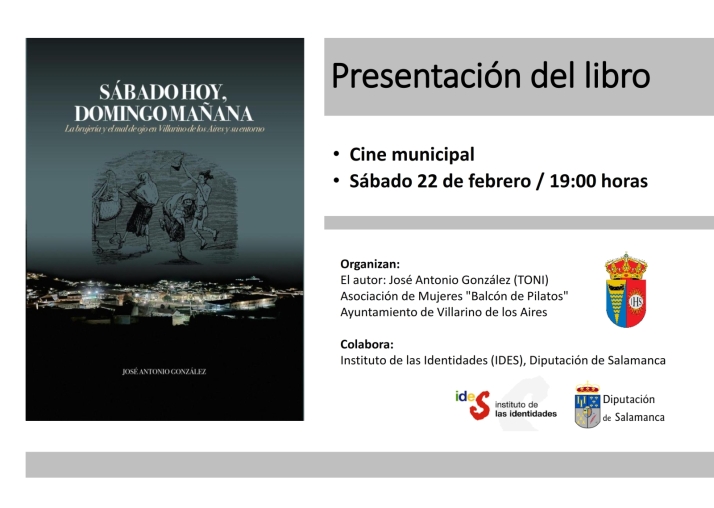 Jos&eacute; Antonio Gonz&aacute;lez presentar&aacute; el 22 de febrero en Villarino su &uacute;ltimo libro sobre brujer&iacute;a y el mal de ojo | Imagen 1