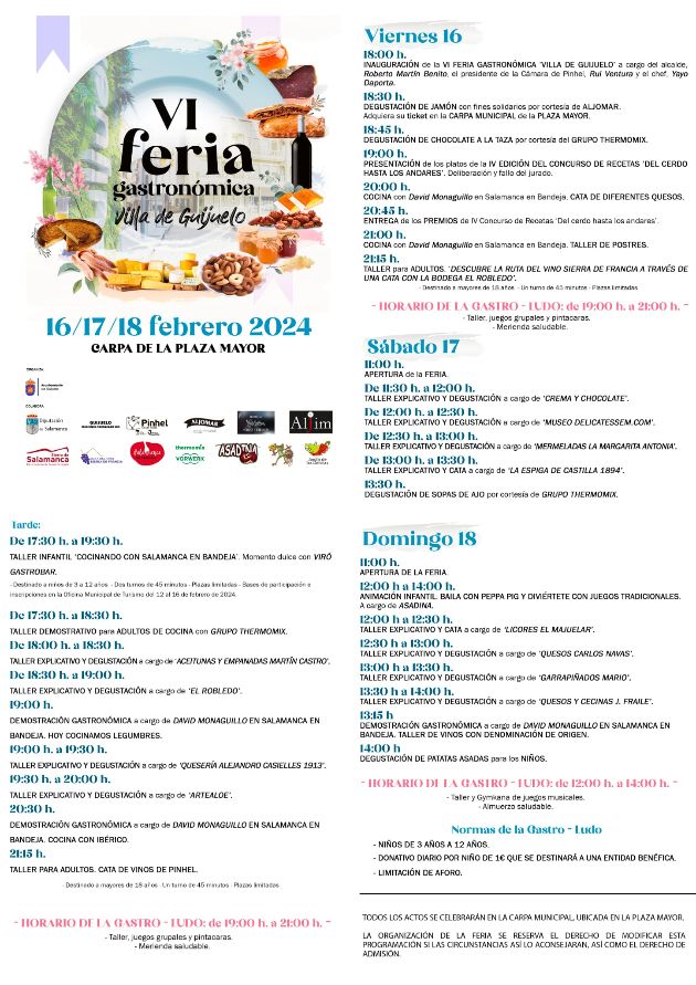 Guijuelo abre este viernes su VI Feria Gastron&oacute;mica | Imagen 1