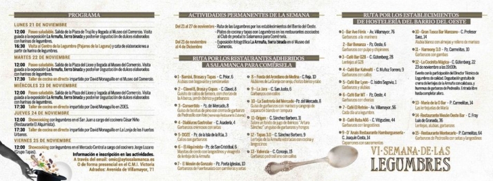 Inscripciones gratuitas para las rutas, talleres y demostraciones culinarias de la Semana de las Legumbres | Imagen 1