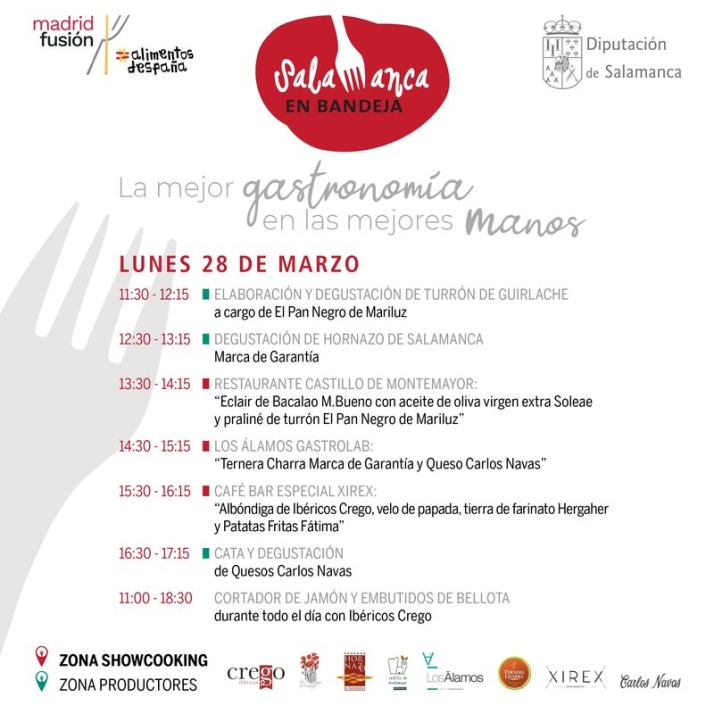 Por primera vez 'Salamanca en Bandeja' tendr&aacute; expositor propio a Madrid Fusi&oacute;n | Imagen 1