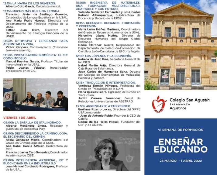 El Colegio San Agust&iacute;n inicia la VI Semana de Formaci&oacute;n &lsquo;Ense&ntilde;ar educando&rsquo; | Imagen 2