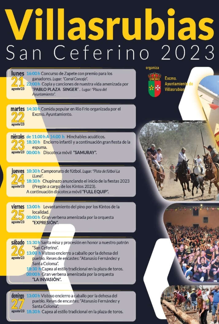 Cartel Fiestas Villasrrubias 23 | Imagen 1