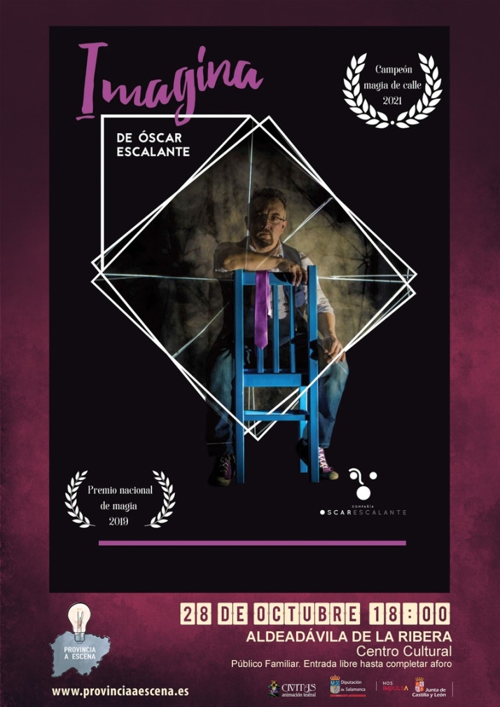 Magia este s&aacute;bado en Aldead&aacute;vila de la Ribera con el Festival Provincia a Escena | Imagen 1