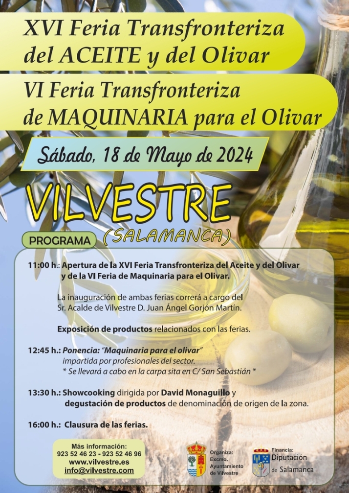 Vilvestre vivirá este sábado una nueva edición de la Feria del Aceite y el Olivar | Imagen 1