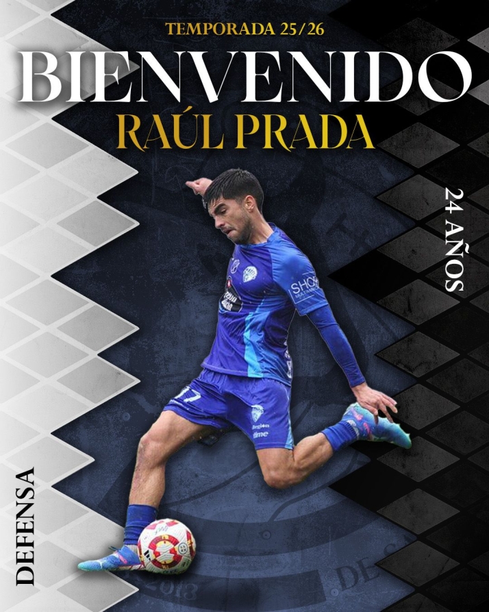 Ra&uacute;l Prada, un lateral con experiencia en Primera RFEF, nuevo fichaje de Unionistas | Imagen 1