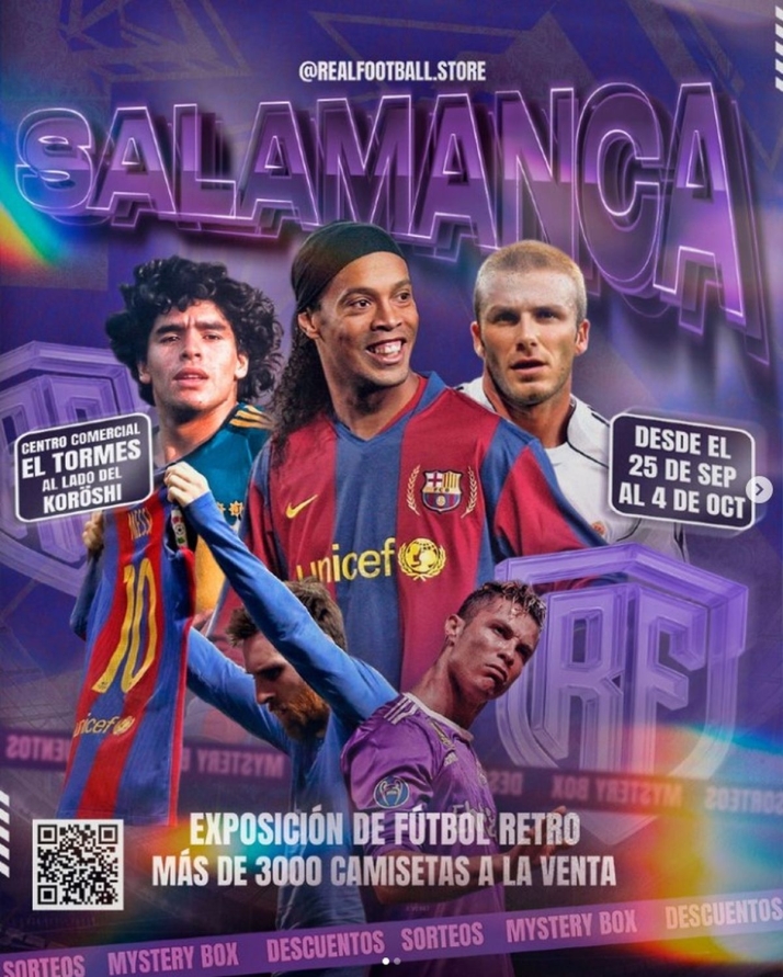 El Tormes acoge una Pop Up exclusiva de camisetas de f&uacute;tbol | Imagen 1