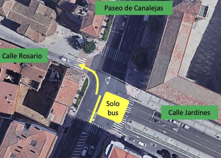 As&iacute; afectar&aacute; la nueva reordenaci&oacute;n del tr&aacute;fico en el entorno de San Esteban con cambios de sentido en tres calles | Imagen 2