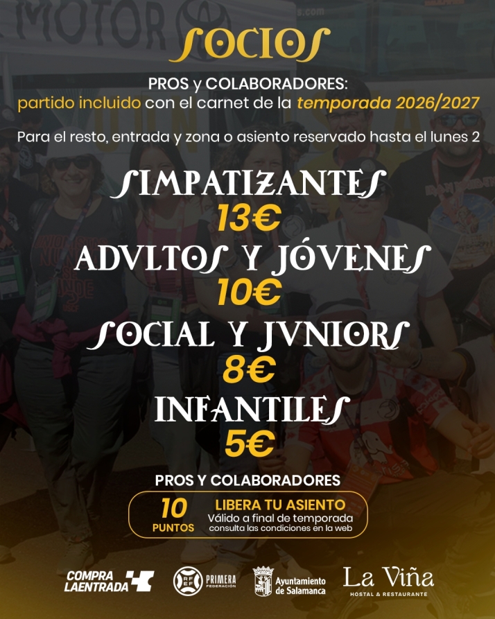 Unionistas decreta el partido contra el Zamora como 'Día de Ayuda al club' | Imagen 1