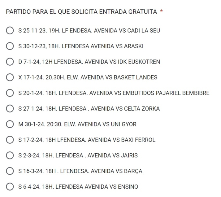 El Perfumer&iacute;as Avenida regala una entrada a cada socio para elegir entre varios partidos de Liga y Euroliga | Imagen 1