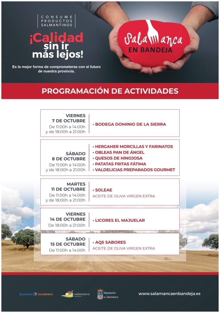 FOTOS | Salamanca en Bandeja despliega sus productos locales en E.Leclerc | Imagen 1