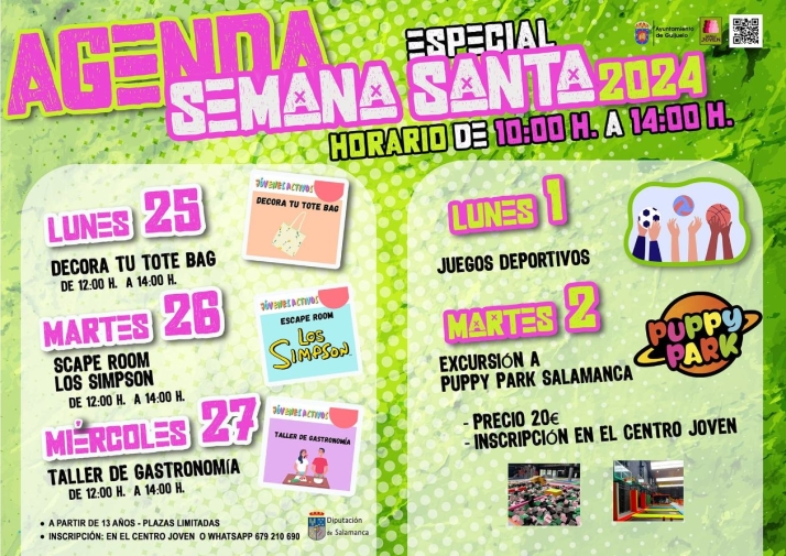 Divi&eacute;rtete con el Centro Joven de Guijuelo esta Semana Santa | Imagen 1