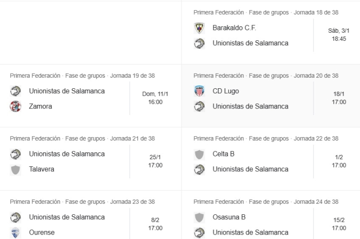 Unionistas ya tiene horario para visitar el Anxo Carro, un campo m&iacute;tico del f&uacute;tbol espa&ntilde;ol | Imagen 1