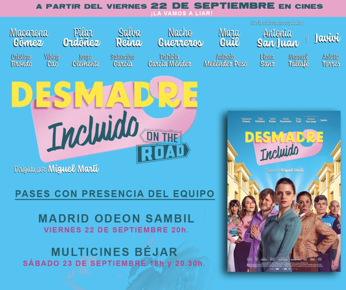 La actriz Macarena G&oacute;mez estar&aacute; en B&eacute;jar este s&aacute;bado con el estreno de la pel&iacute;cula &ldquo;Desmadre incluido&rdquo; | Imagen 1