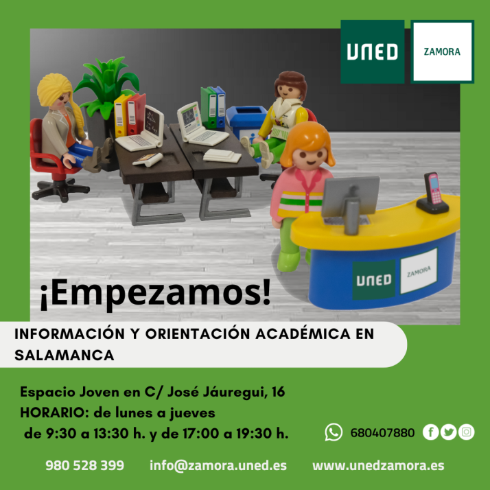 Campa&ntilde;a de matriculaci&oacute;n de la UNED de Zamora en Salamanca | Imagen 1