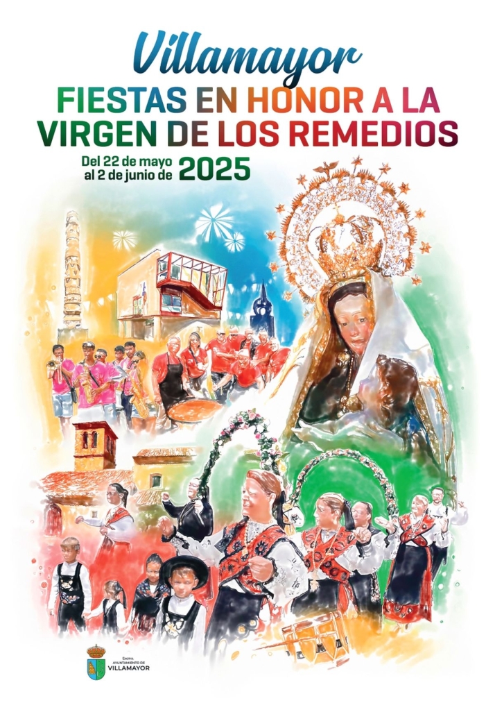 Villamayor se engalana para sus fiestas: un completo programa cultural y l&uacute;dico del 23 de mayo al 2 de junio | Imagen 1