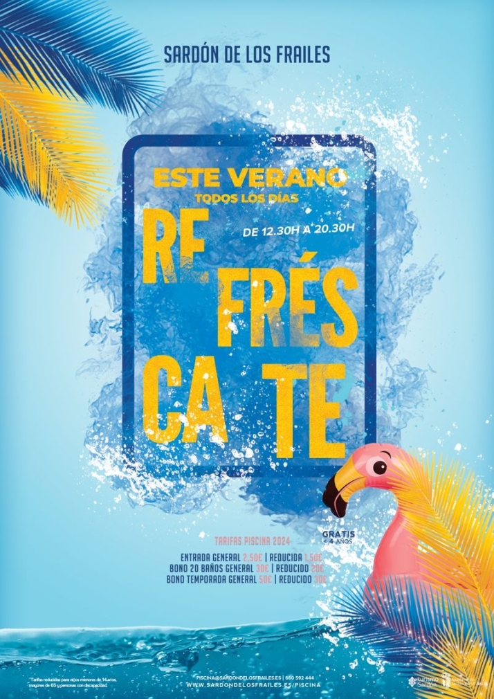 La piscina de Sard&oacute;n de los Frailes ampl&iacute;a su horario para la &uacute;ltima semana de junio | Imagen 1