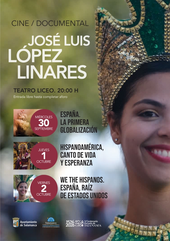 El Teatro Liceo acoge un ciclo de documentales de López-Linares sobre la Hispanidad | Imagen 1