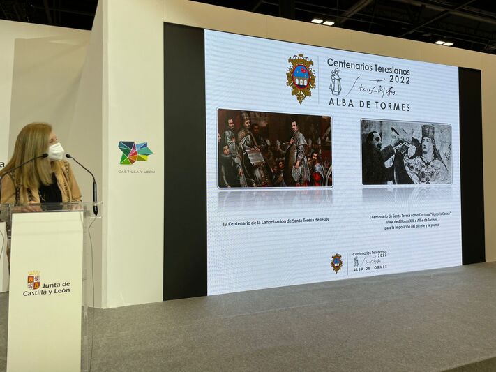 Alba de Tormes presenta en Fitur el Plan de Sostenibilidad Tur&iacute;stica y la web de los Centenarios Teresianos | Imagen 1