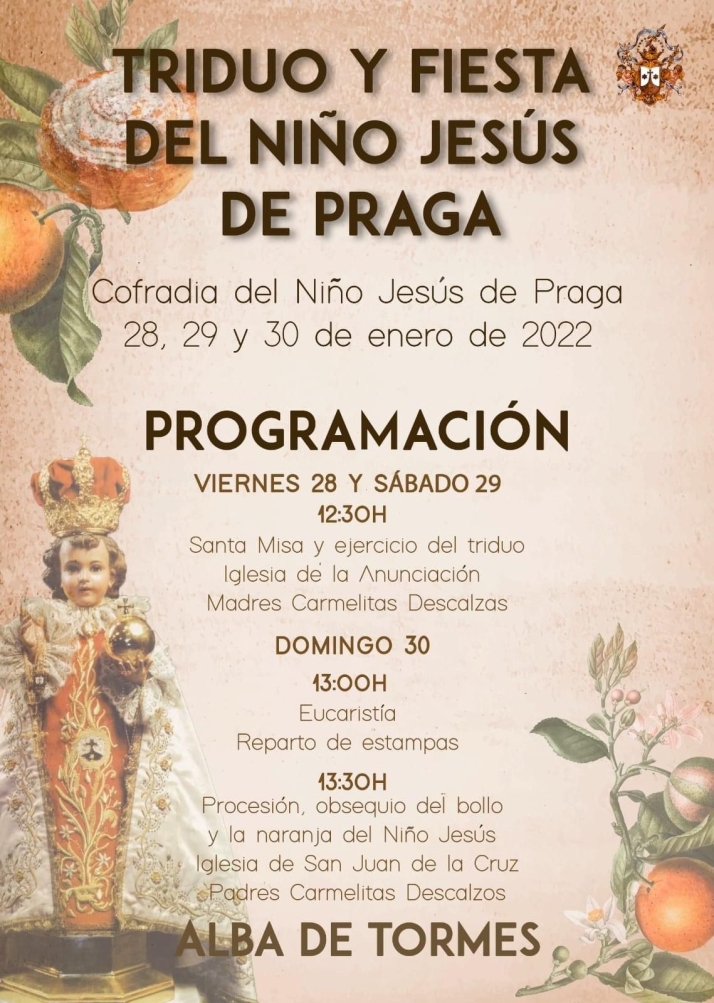Alba de Tormes celebra este fin de semana la fiesta del Ni&ntilde;o Jes&uacute;s de Praga | Imagen 1