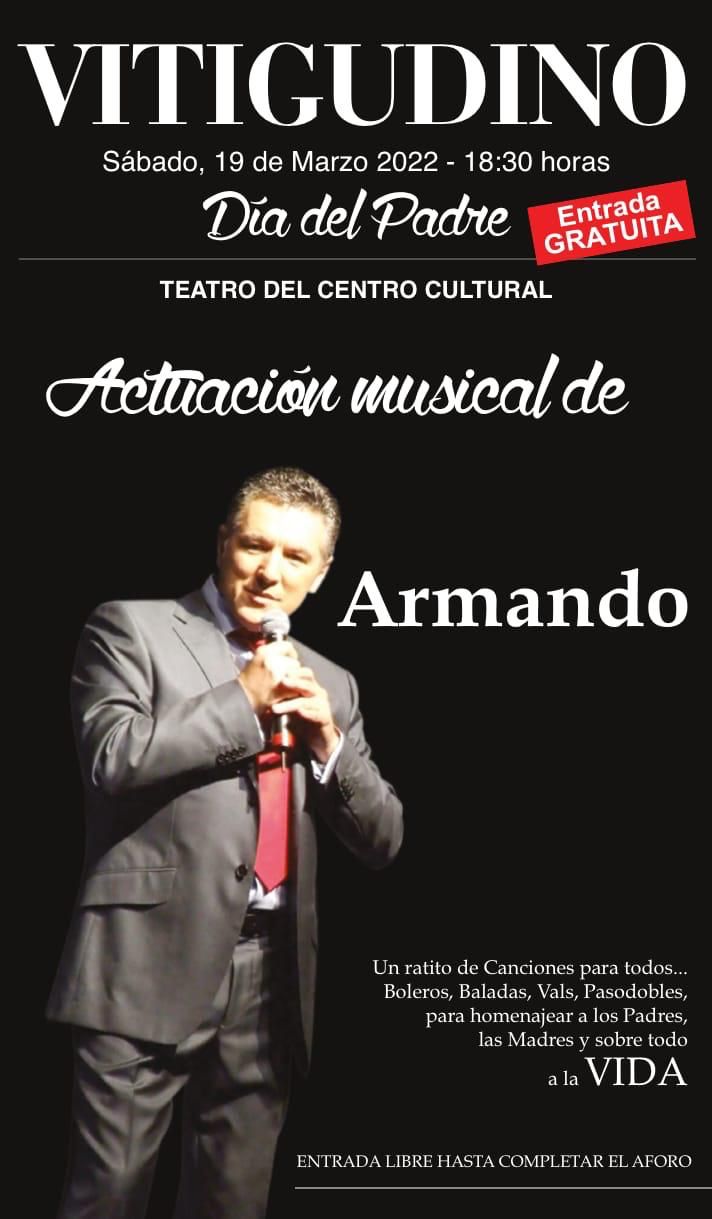 Los mayores de Vitigudino disfrutar&aacute;n este s&aacute;bado de la voz de Armando | Imagen 1