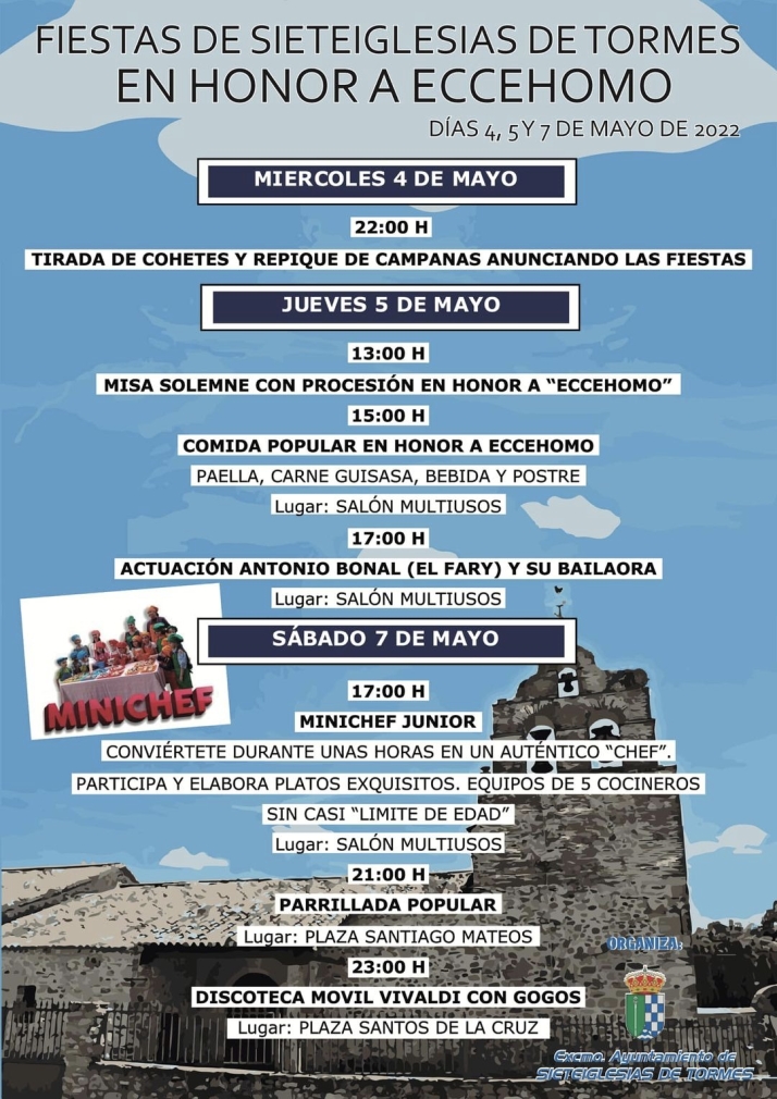 Sieteiglesias de viste de fiesta para las celebraciones del Eccehomo | Imagen 1