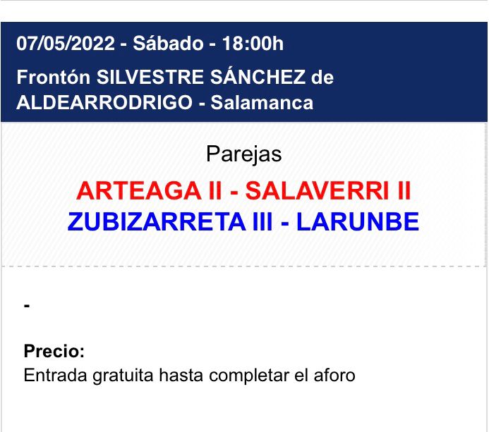 Aldearrodrigo ser&aacute; escenario este s&aacute;bado de un emocionante partido de pelota   | Imagen 1