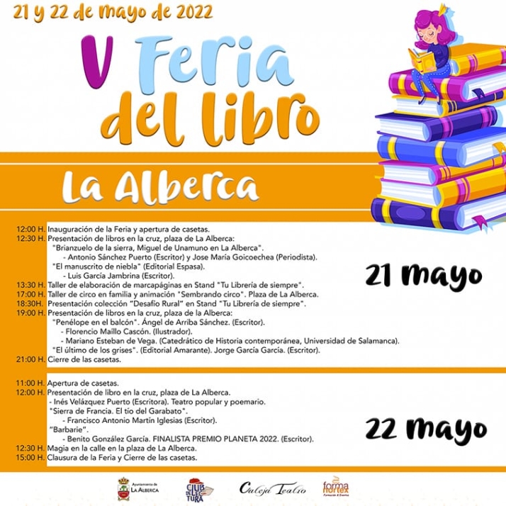 Todo listo para una nueva edici&oacute;n de la Feria del Libro de La Alberca | Imagen 1