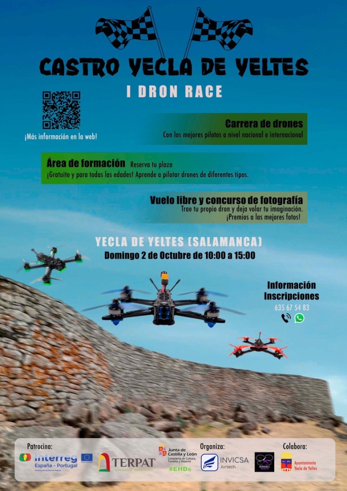 El castro de Yecla de Yeltes ser&aacute; escenario el 2 de octubre de la primera carrera de drones &lsquo;Dron Race&rsquo; | Imagen 1