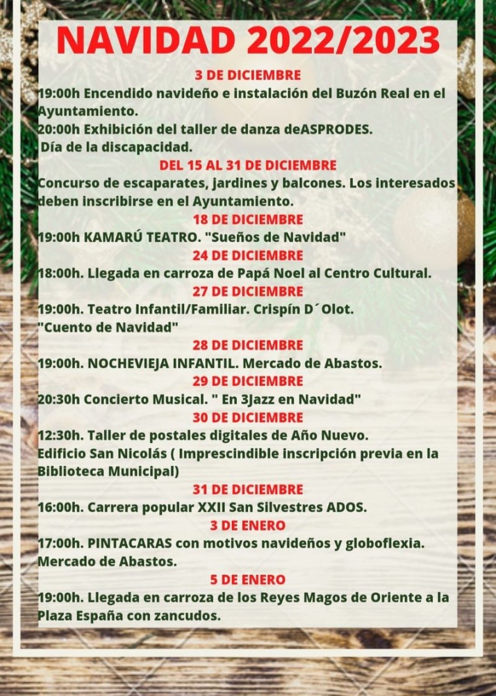 El programa navide&ntilde;o de actividades de Vitigudino recupera la Nochevieja infantil | Imagen 1