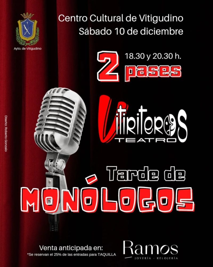 El grupo de teatro Vitiriteros ofrece en Vitigudino una &lsquo;Tarde de mon&oacute;logos&rsquo; con nuevos actores | Imagen 1