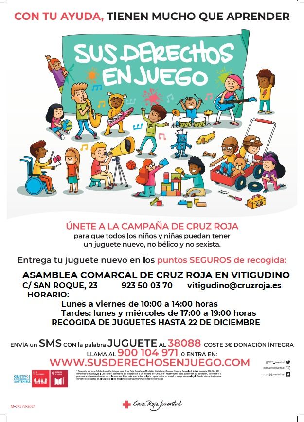 Cruz Roja de Vitigudino inicia una nueva campa&ntilde;a para que ning&uacute;n ni&ntilde;o de la comarca se quede sin juguetes estas navidades | Imagen 1