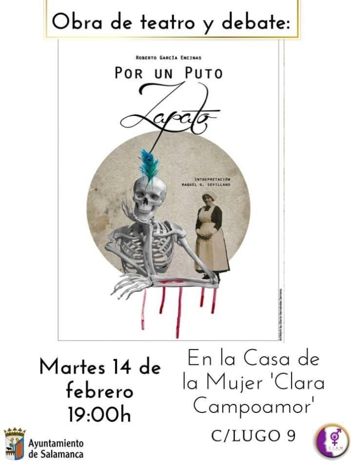 La Casa de la Mujer &lsquo;Clara Campoamor&rsquo; acoger&aacute; la representaci&oacute;n de la obra &lsquo;Por un puto zapato&rsquo; | Imagen 1