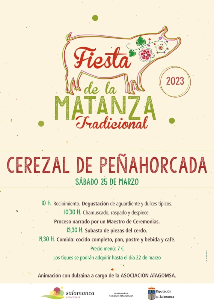 Cerezal de Pe&ntilde;ahorcada tiene todo dispuesto para su Fiesta de la Matanza Tradicional   | Imagen 1