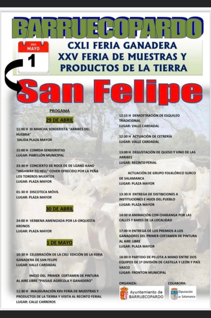 Barruecopardo está preparado para una nueva edición de la feria ganadera de San Felipe | Imagen 1