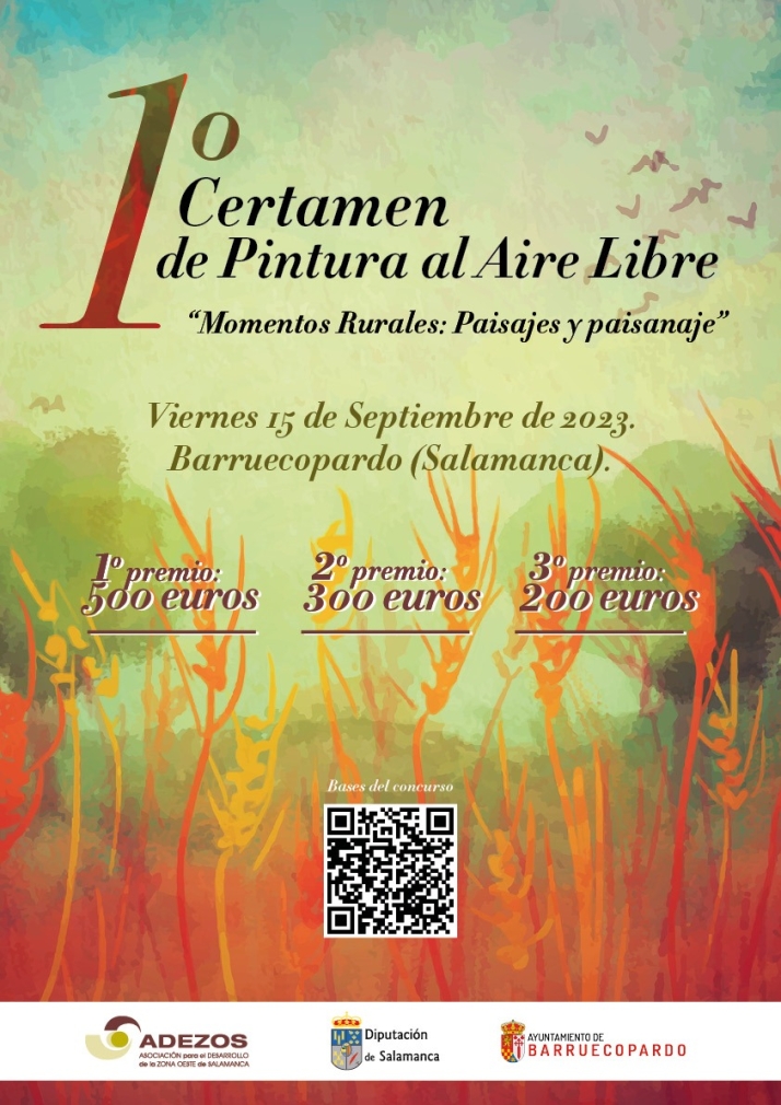 Barruecopardo acoger&aacute; el I Certamen de Pintura Al Aire Libre &lsquo;Momentos rurales: paisajes y paisanaje&rsquo; | Imagen 1