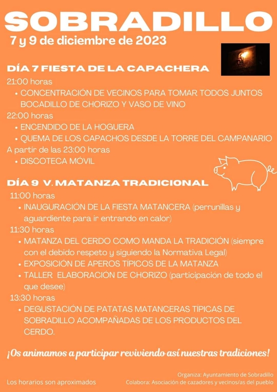 Sobradillo vivir&aacute; un intenso puente de la Inmaculada con la IV Fiesta de la Capachera y la V Matanza Tradicional | Imagen 1